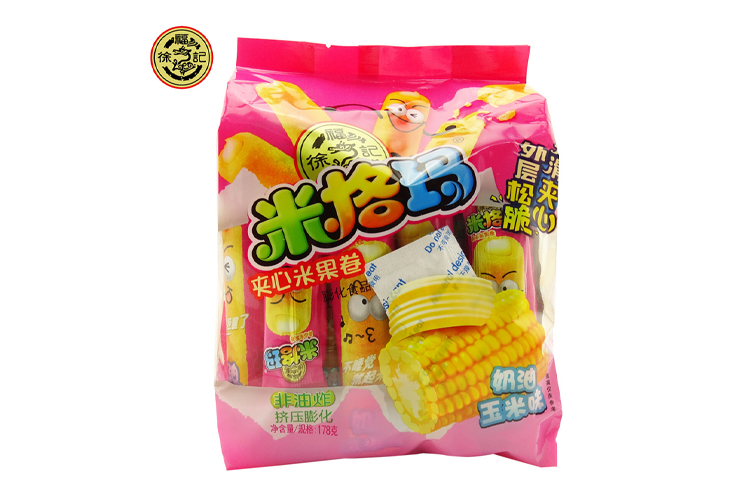 HSUFUCHI CORN SNACK ROLL 100G